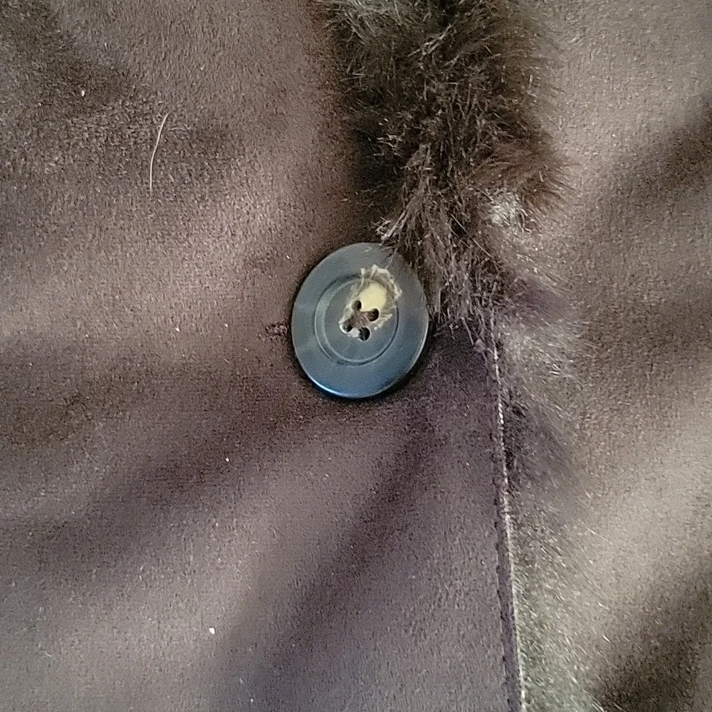 Boden faux suede‎ and fur brown vest 6